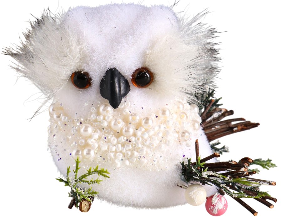 

Статуэтка Sima-Land Белый совенок с бусинками 10873701