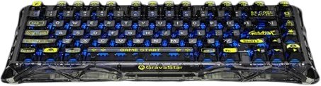 

Клавиатура Gravastar Mercury K1 Lite Transparent Black (GravaStar x BSUN)