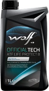 

Трансмиссионное масло Wolf OfficialTech ATF Life Protect 8 1л