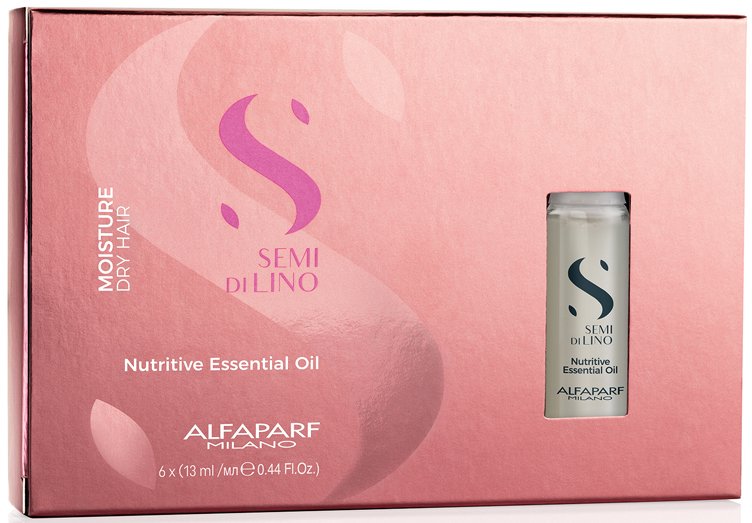 

Масло Alfaparf Milano Semi Di Lino Moisture Dry Hair эфирное питательное 6x13 мл