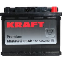 Автомобильный аккумулятор KRAFT Premium R+ (65 А·ч)