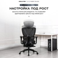 Офисное кресло Evolution LX 2 Fabric Black (черный)