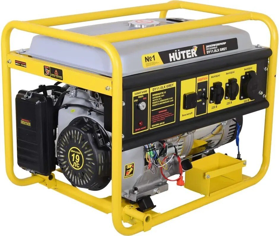 

Бензиновый генератор Huter Grey DY11.0LX