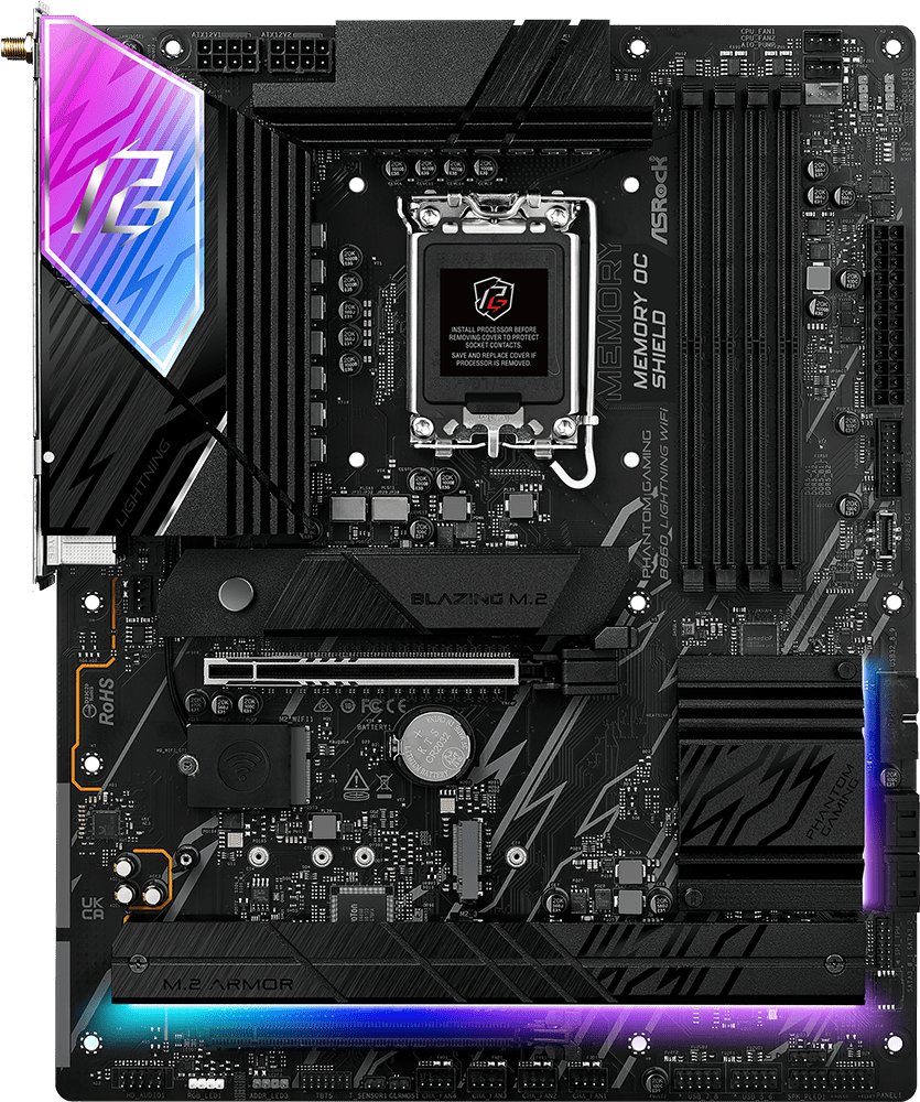 

Материнская плата ASRock B860 Lightning WiFi Phantom Gaming