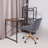 Офисное кресло AksHome Bali (темно-серый/золото)