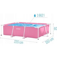 Каркасный бассейн Intex Rectangular Frame 28266 (220x150x60)