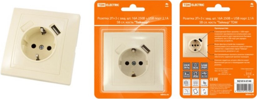 

Розетка TDM Electric Таймыр SQ1814-0140