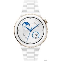 Умные часы Huawei Watch GT 3 Pro Ceramic 43 мм (белый/керамика)