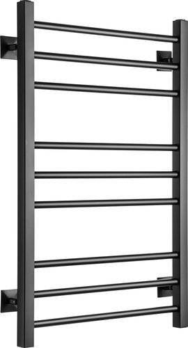 Полотенцесушитель Ростела Свирель V квадрат 500x800/9 1/2" (Ral 9005, нижнее подключение)