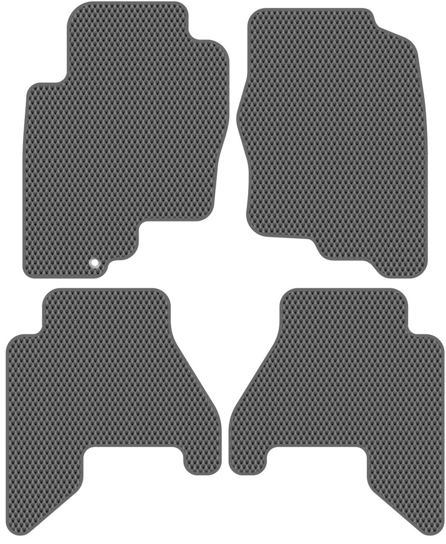 

Комплект ковриков для авто Alicosta Nissan Pathfinder III (suv 7 мест / R51) 2004 - 2009 (серый, ромб)