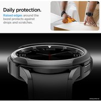 Чехол Spigen Liquid Air для Galaxy Watch 6 Classic (43 мм) ACS06395 (черный)