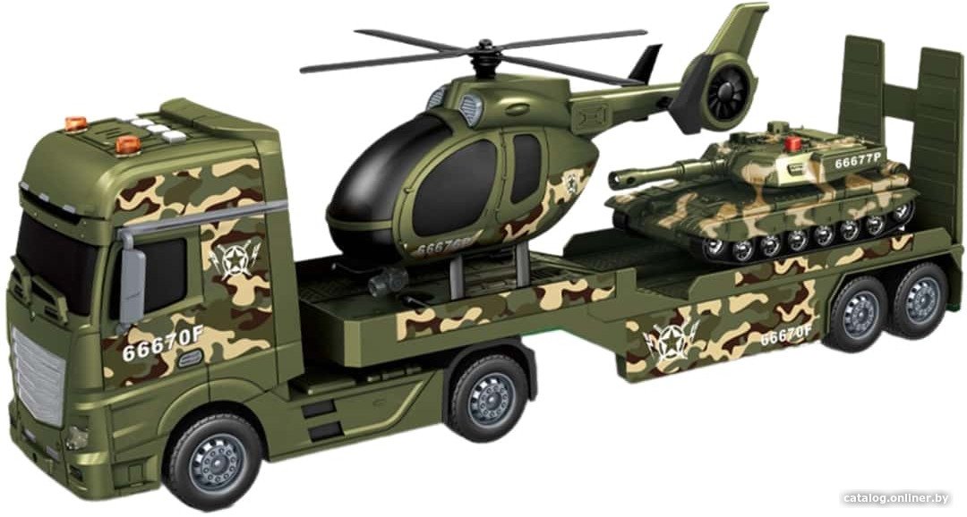 Автовоз Givito Милитари. Военный транспортер G235-479