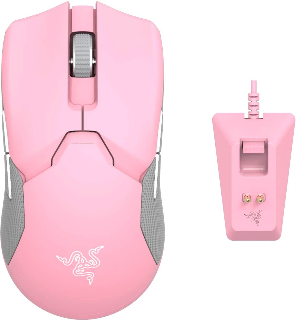 

Игровая мышь Razer Viper Ultimate Quartz Pink (с док-станцией)
