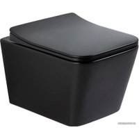 Унитаз подвесной Gid Tr2144BM (черный матовый)