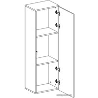 Стенка НК-Мебель Point комплект 5 гостиная (белый/белый глянец) в Могилеве