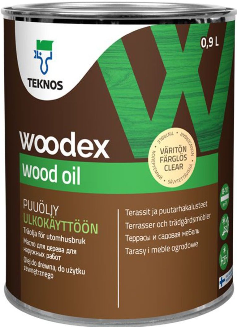 

Масло Teknos Woodex Wood Oil (0.9 л)