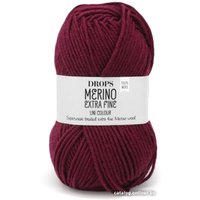 Пряжа для вязания Drops Design Merino Extra Fine 50 г 105 м 35 (бордо)