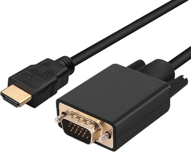 

Кабель USBTOP HDMI - VGA (3 м, черный)