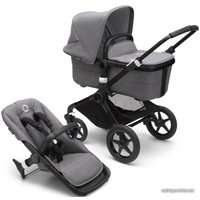 Универсальная коляска Bugaboo Fox 3 (2 в 1, black grey melange/grey melange)