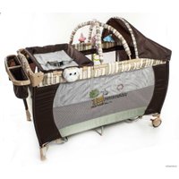 Манеж-кровать ForKiddy Arena lux 2020 (шоколадная лошадка)