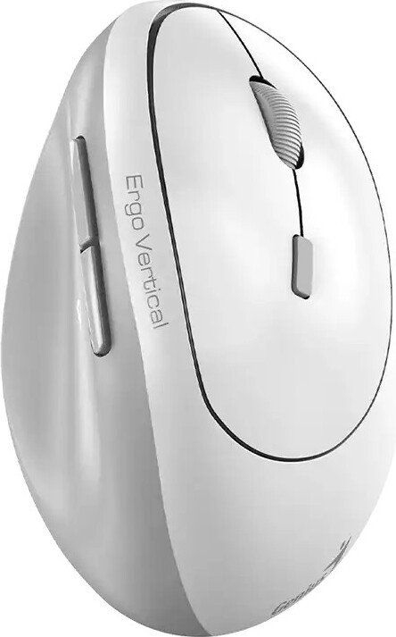 Вертикальная мышь Genius Ergo 8350S (белый/серый)