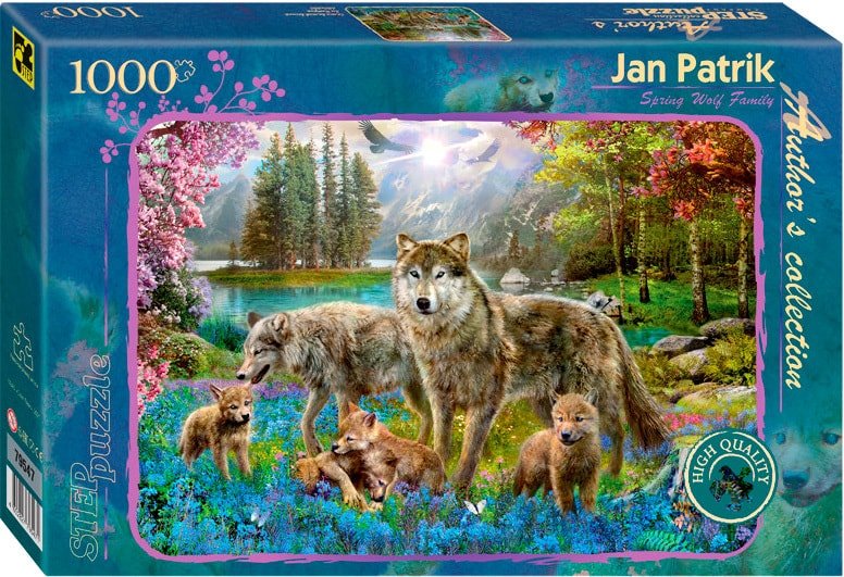 

Пазл Step Puzzle Лесные волки