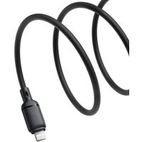 Кабель Baseus Silky Series Fast Charging Cable USB Type-A - Lightning (1 м, черный)