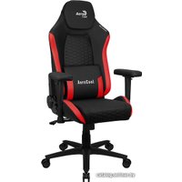 Игровое (геймерское) кресло AeroCool Crown Leatherette (черный/красный)