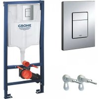 Унитаз подвесной Grado GD-W201T + GROHE Rapid SL 38772001 (с кнопкой смыва)