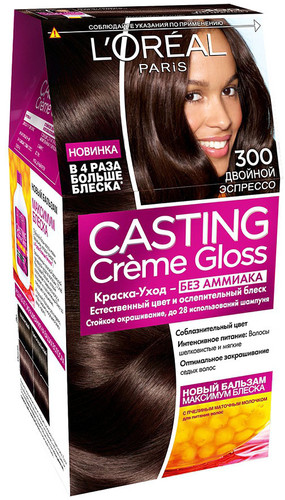 Крем-краска для волос L'Oreal Casting Creme Gloss 300 Двойной эспрессо