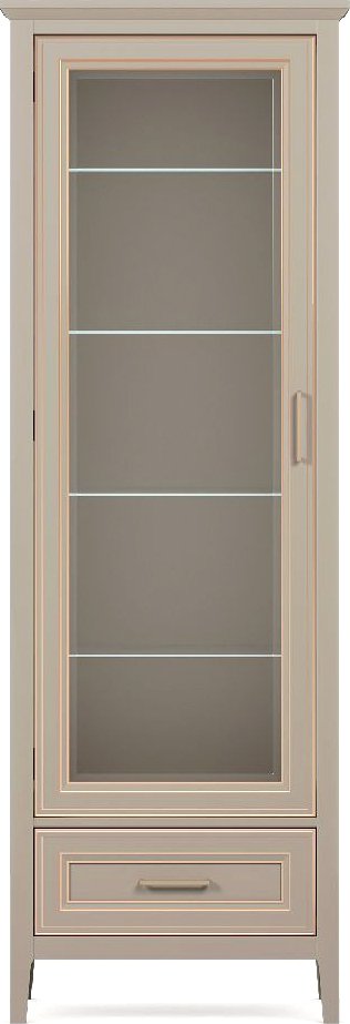 

Шкаф-витрина Black Red White Classic REG1W1SZK (глиняный серый)
