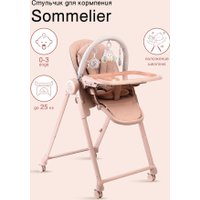 Высокий стульчик PEPPY Sommelier 2.0 (pink)