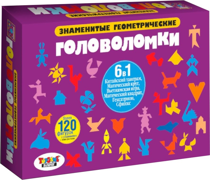 

Развивающая игра Topgame Знаменитые геометрические головоломки №1 01541