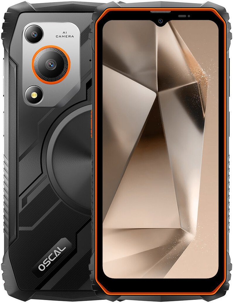 Телефон Oscal Marine 1 4GB/128GB (оранжевый)