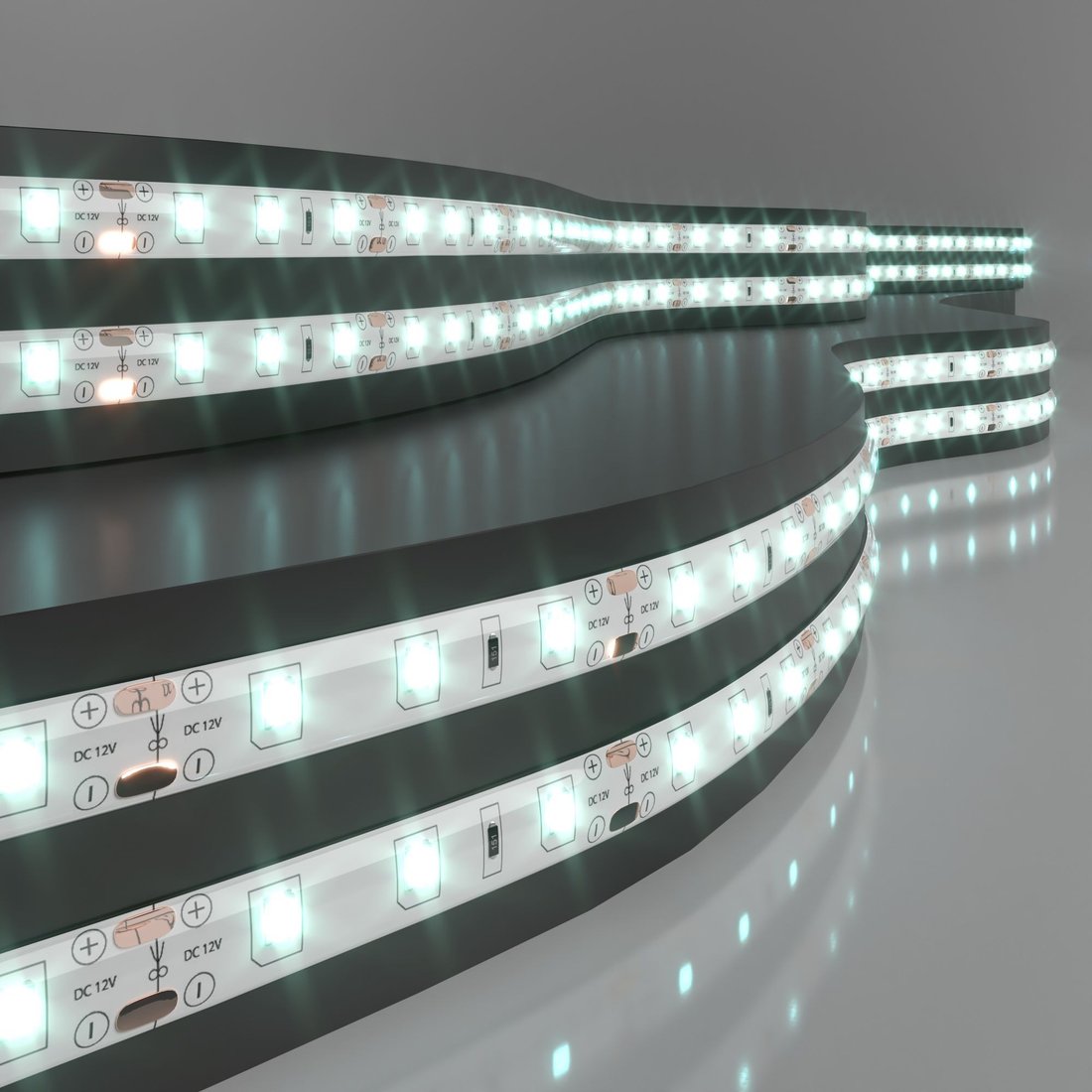 

Светодиодная лента Elektrostandard 12V 4.8W 60Led 2835 IP65 холодный белый a040996
