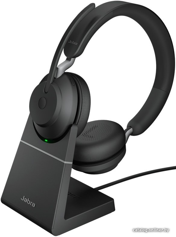 Офисная гарнитура Jabra Evolve2 65 UC Stereo USB-A Desk (черный)