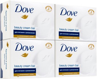 Dove Крем-мыло Красота и уход (4x90 г)