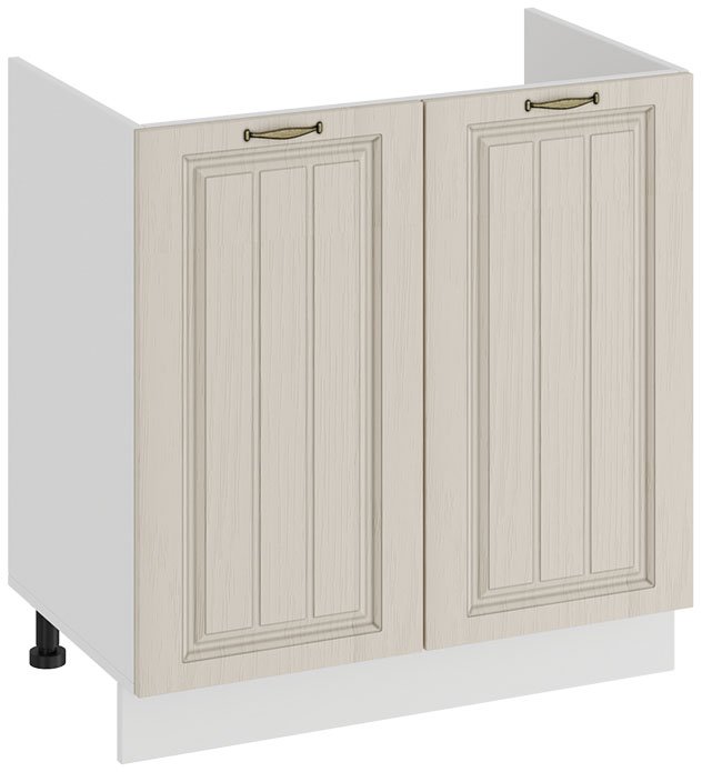 

Шкаф напольный Трия Лина 1Н8М (белый/крем)