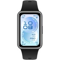 Фитнес-браслет Huawei Band 11 (черный полимерный корпус, с черным силиконовым ремешком, международная версия)