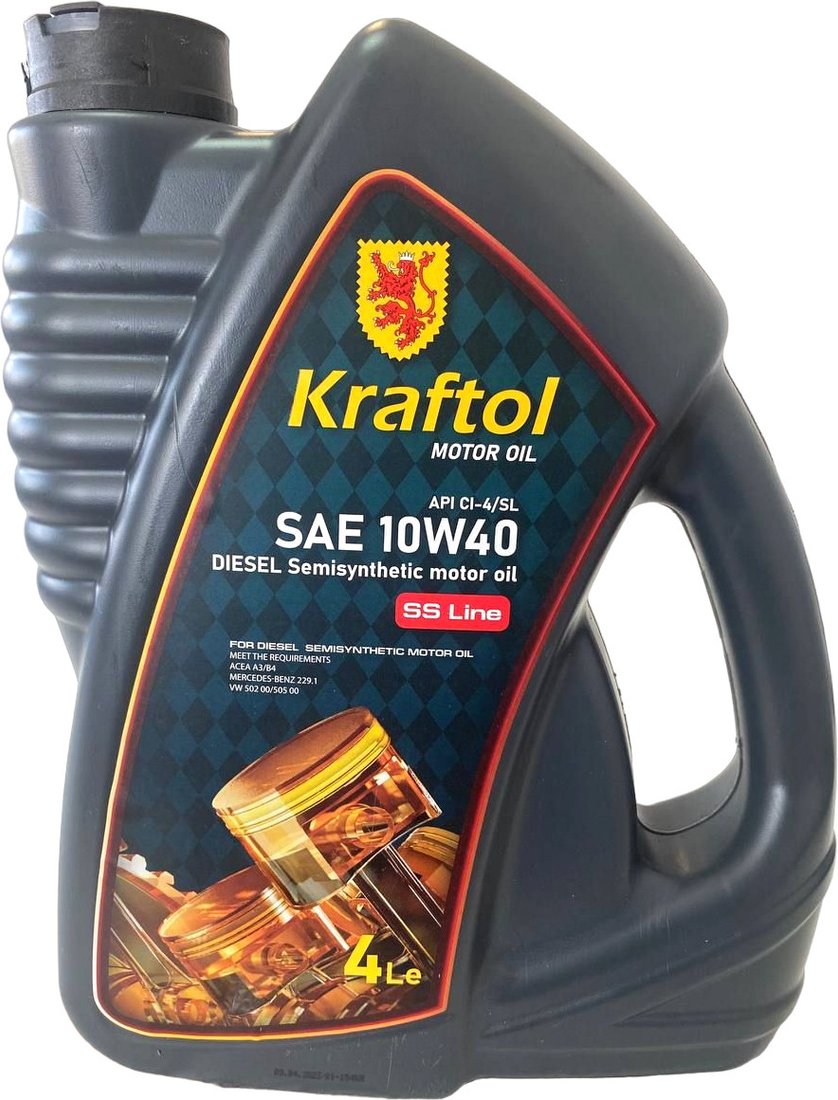 

Моторное масло Kraftol Дизель A3/B4 10W-40 4л