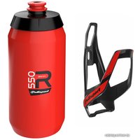Фляга и держатель Polisport Bundle Kit R 550 (красный)