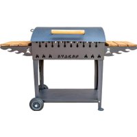 Мангал для дачи Вулкан Гриль В XL 4 мм на колесах