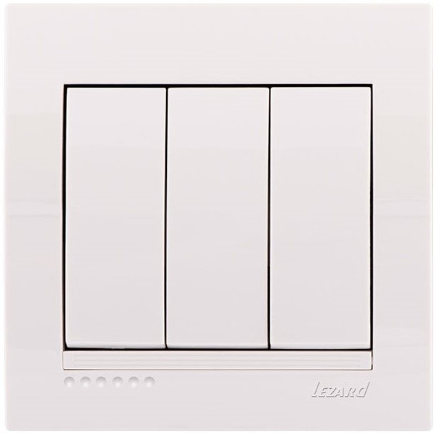 

Выключатель Lezard Deriy 702-0202-109 (белый)