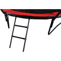 Батут GoUP Luxury 8FT (с сеткой и лестницей, красный)