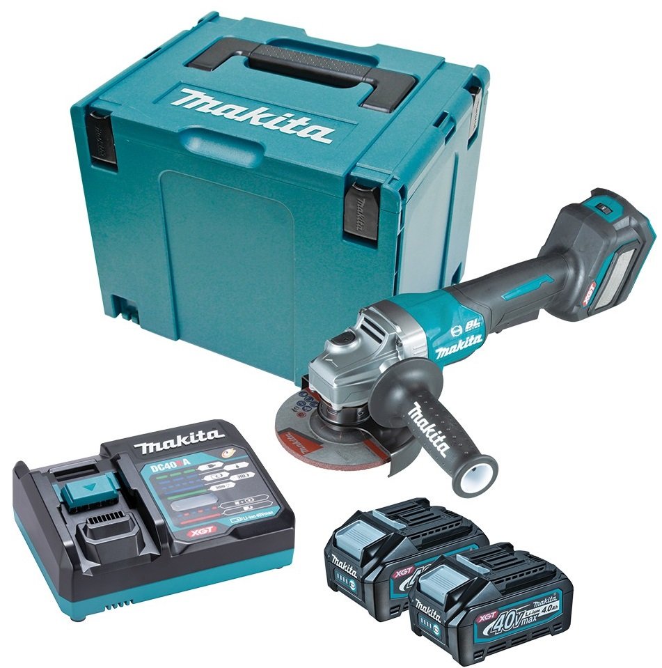 

Угловая шлифмашина Makita GA029GM201 (с 2-мя АКБ, кейс)