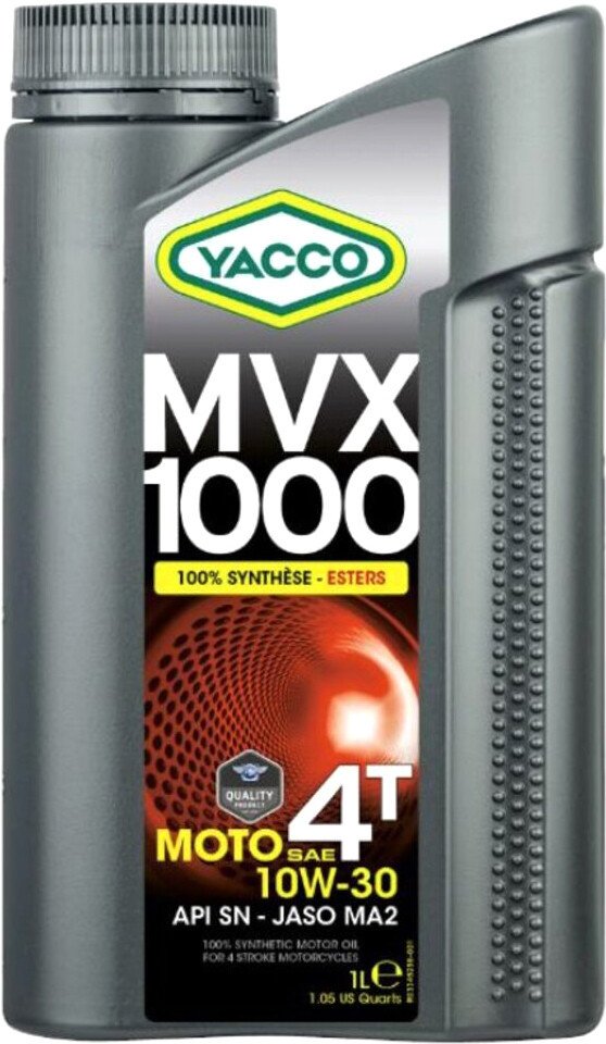 

Моторное масло Yacco MVX 1000 4T 10-W30 1л