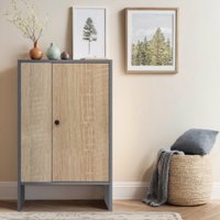 Тумба Mio Tesoro Мини 1 дверь 2.07.03.090.13 (серый/сонома)