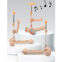 Трехколесный самокат Amarobaby Art AB23-27ART/05 (оранжевый)