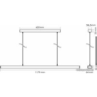 Подвесная люстра Deko-Light Office Three 342140