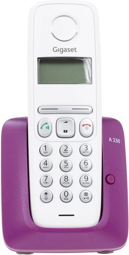 Радиотелефон Gigaset A230 (белый/фиолетовый)